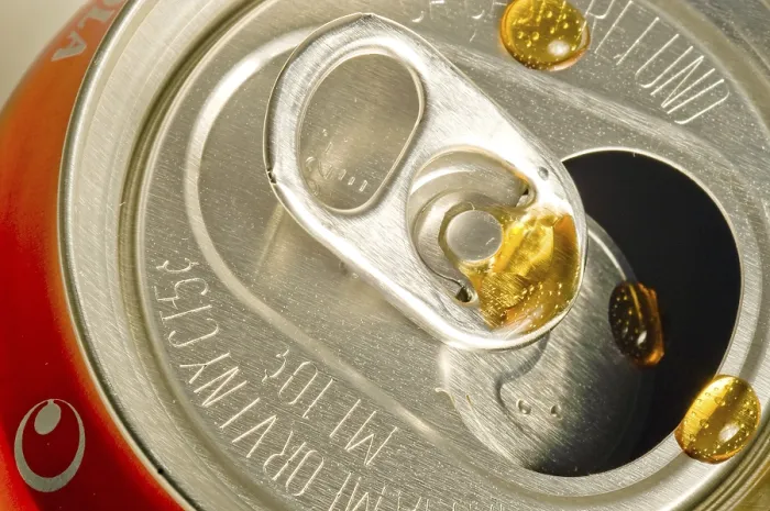 Framed Print : A Cola Drip Print on a Soft Drink Can Framed Print : A Cola Drip Print on a Soft Drink Can