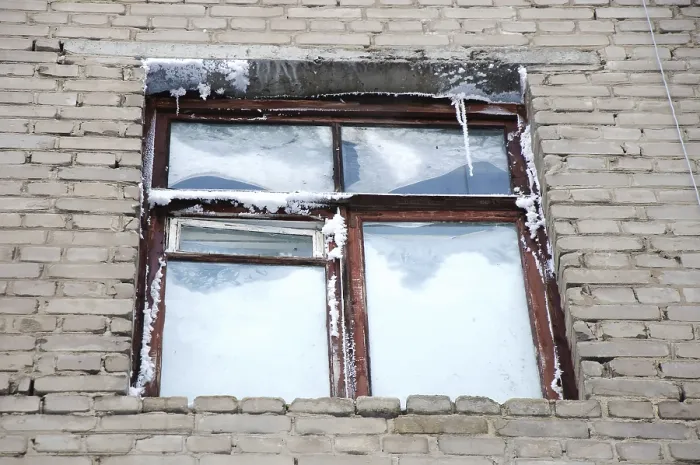 Framed Print : Cold Window Print, Winter Landscape Framed Print : Cold Window Print, Winter Landscape