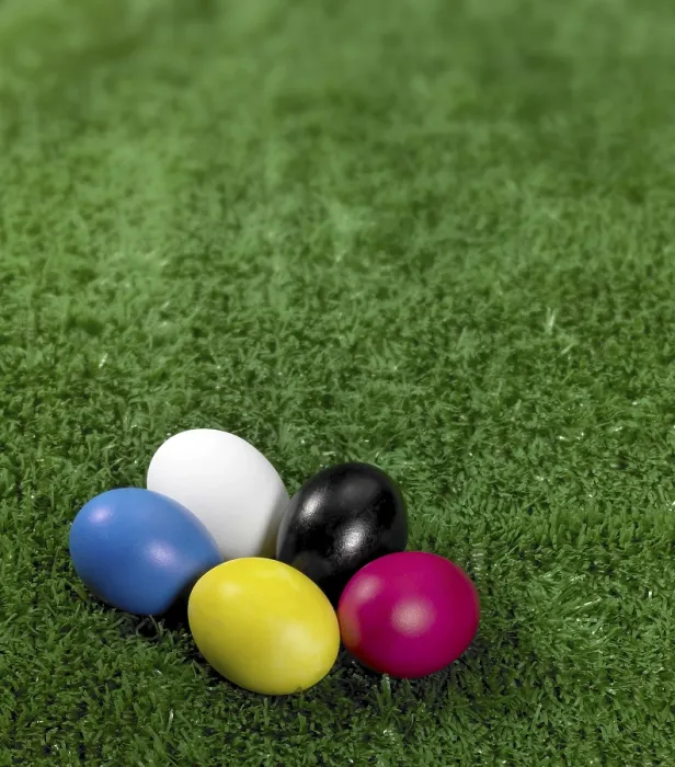 Framed Print : Colored Easter Eggs in Artificial Grass Print Framed Print : Colored Easter Eggs in Artificial Grass Print