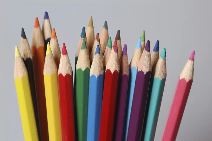 Framed Print : Colored Pencils Print by ImageBROKER Framed Print : Colored Pencils Print by ImageBROKER
