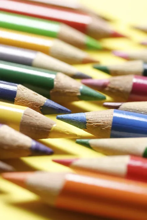 Framed Print : Colored Pencils Print Framed Print : Colored Pencils Print