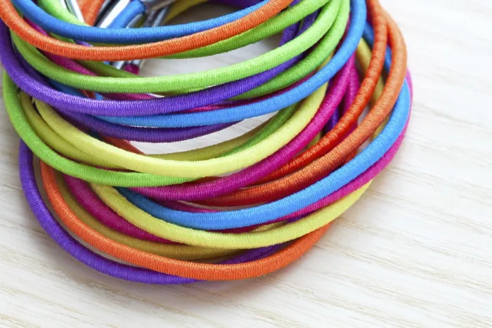 Framed Print : Colored Rubber Bands Print Framed Print : Colored Rubber Bands Print