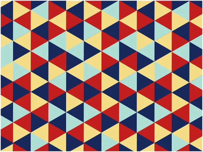 Framed Print : Colorful Geometric Patterns Print Background