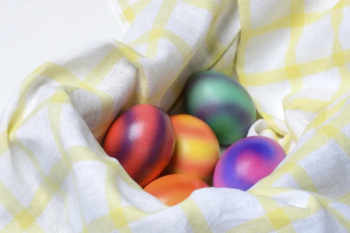 Framed Print : Colourful Easter Eggs Print