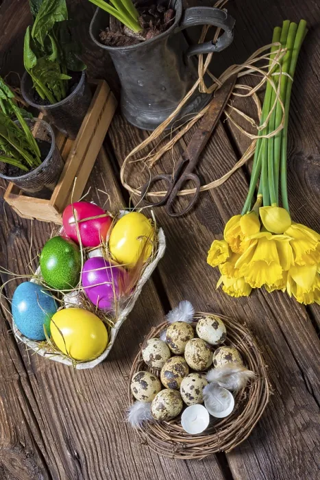 Framed Print : Colourful Easter Eggs Print Framed Print : Colourful Easter Eggs Print