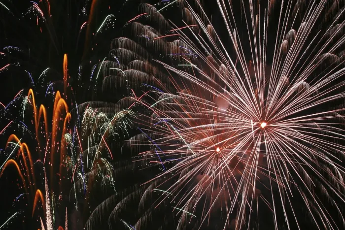 Framed Print : Colourful Fireworks Print Framed Print : Colourful Fireworks Print