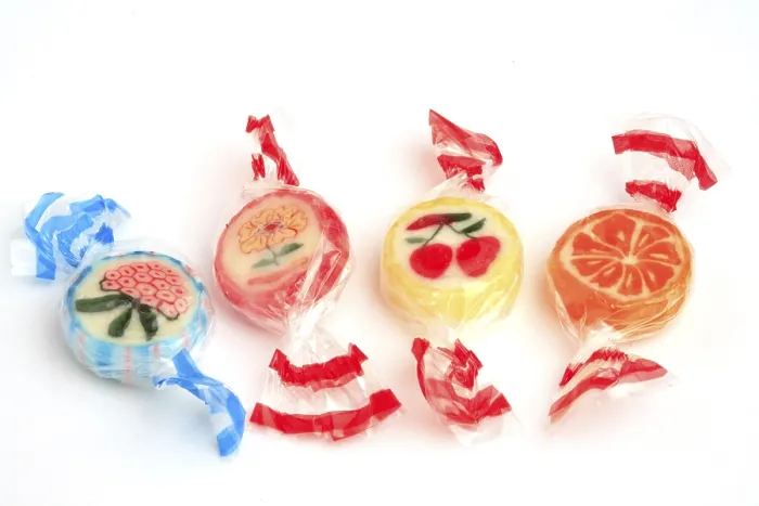 Framed Print : Colourful Fruit Candy Print Framed Print : Colourful Fruit Candy Print