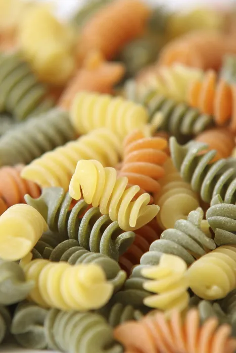 Framed Print : Colourful Pasta Print - Studio Shot Framed Print : Colourful Pasta Print - Studio Shot