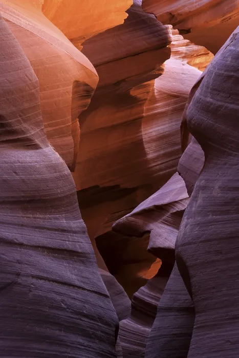 Framed Print : Colourful Sandstone Formations Print, Lower Antelope Canyon, Arizona