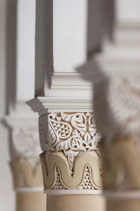 Framed Print : Traditional Moroccan Riad Columns Print Framed Print : Traditional Moroccan Riad Columns Print