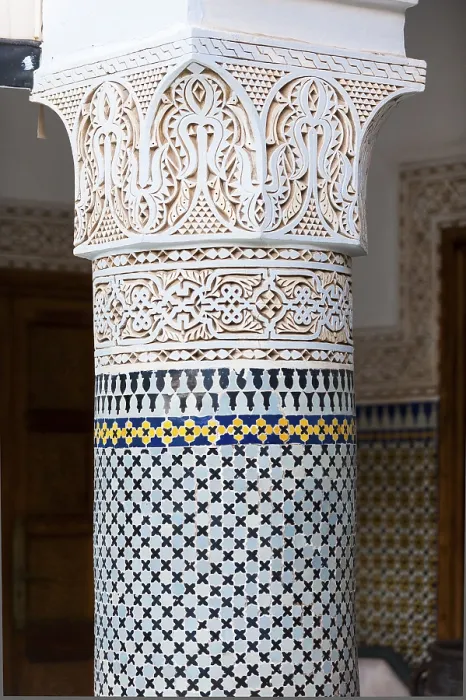 Framed Print : Traditional Moroccan Columns Print, Marrakech Architecture Framed Print : Traditional Moroccan Columns Print, Marrakech Architecture