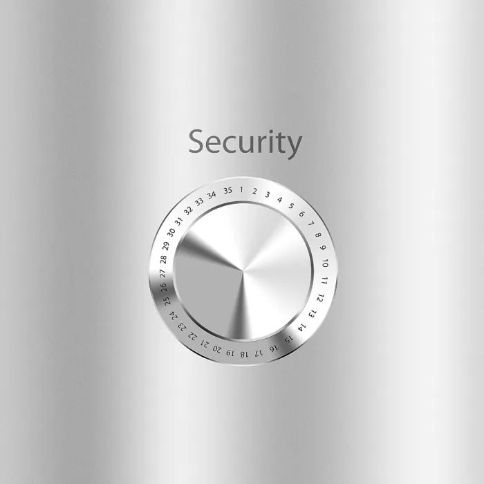 Framed Print : Aluminum Combination Lock Print with Security Lettering Framed Print : Aluminum Combination Lock Print with Security Lettering
