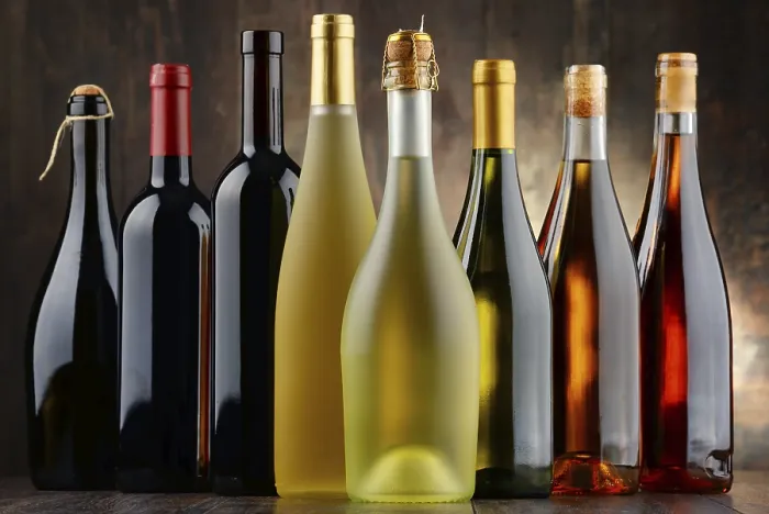 Framed Print : Composition with assorted bottles of wine Print Framed Print : Composition with assorted bottles of wine Print