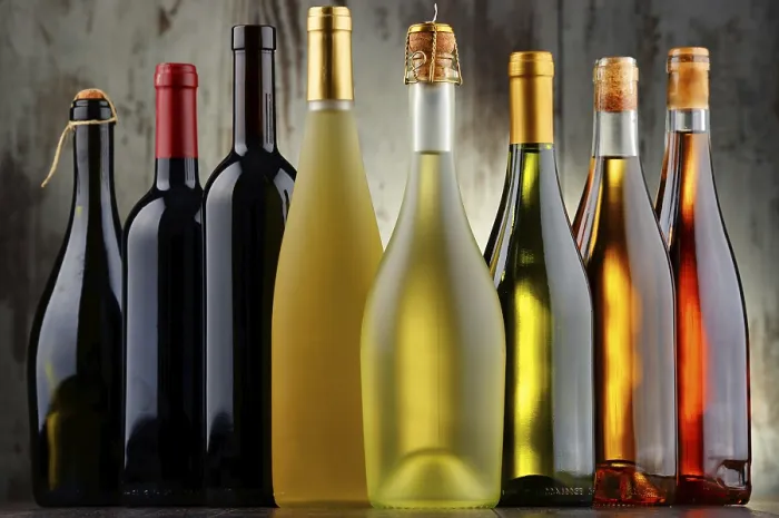 Framed Print : Composition with assorted bottles of wine Print Framed Print : Composition with assorted bottles of wine Print