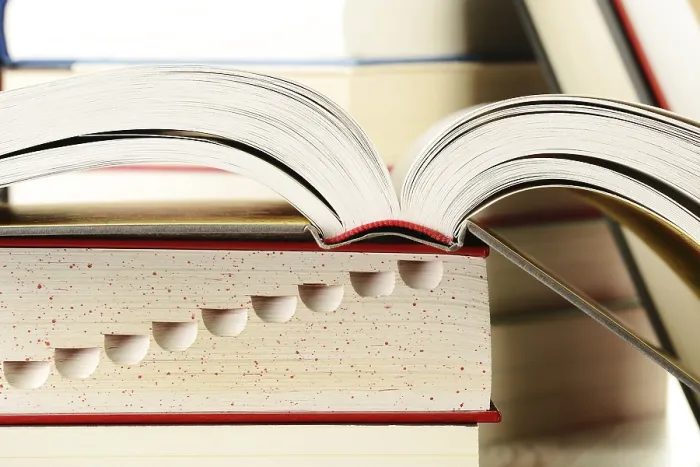 Framed Print : Composition with Books on Table Print