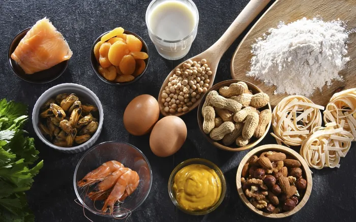 Framed Print : Composition with common food allergens including egg Print Framed Print : Composition with common food allergens including egg Print