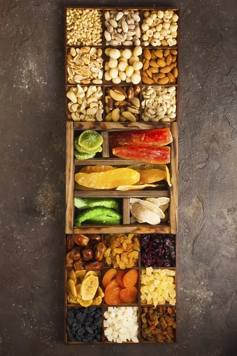 Framed Print : Composition with Dried Fruits and Assorted Nuts Print Framed Print : Composition with Dried Fruits and Assorted Nuts Print