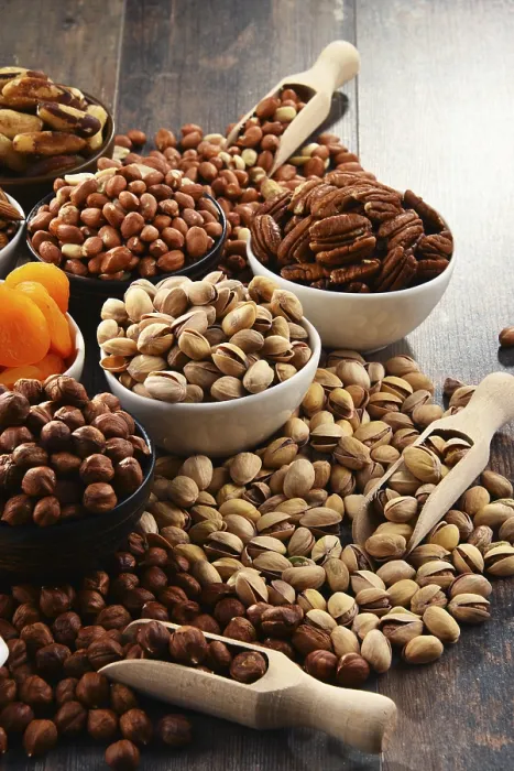 Framed Print : Composition with dried fruits and assorted nuts Print Framed Print : Composition with dried fruits and assorted nuts Print