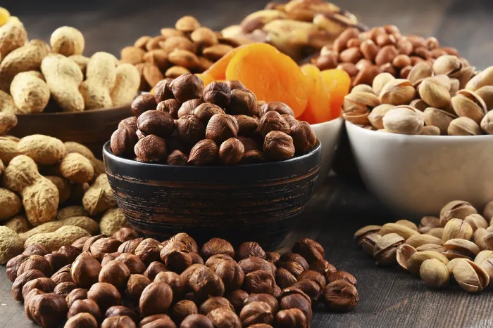 Framed Print : Composition with dried fruits and assorted nuts Print Framed Print : Composition with dried fruits and assorted nuts Print