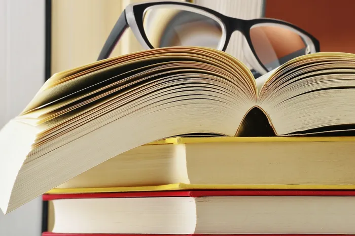 Framed Print : Composition with glasses and books on the table Print Framed Print : Composition with glasses and books on the table Print