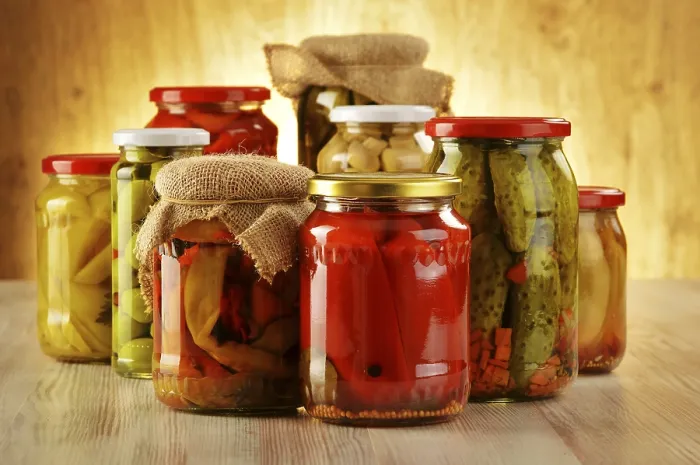 Framed Print : Composition with Jars of Pickled Vegetables Print Framed Print : Composition with Jars of Pickled Vegetables Print