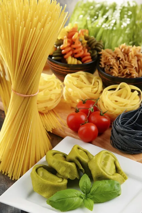 Framed Print : Composition with variety of pasta on kitchen table Print Framed Print : Composition with variety of pasta on kitchen table Print