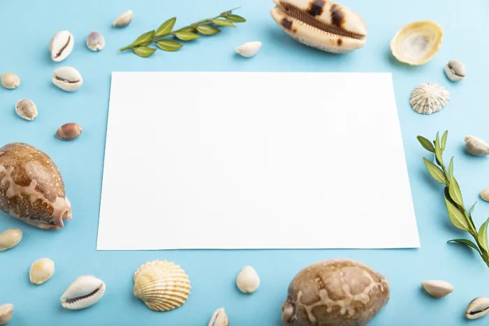 Framed Print : Composition with White Paper Sheet Print - Still Life Mockup Framed Print : Composition with White Paper Sheet Print - Still Life Mockup
