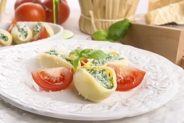 Framed Print : Conchiglioni Print - Italian Stuffed Shells Framed Print : Conchiglioni Print - Italian Stuffed Shells