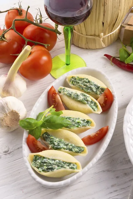 Framed Print : Conchiglioni Print - Italian Stuffed Shells Framed Print : Conchiglioni Print - Italian Stuffed Shells