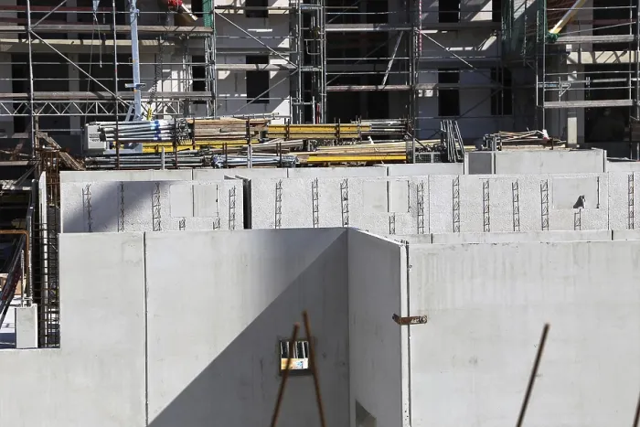 Framed Print : Concrete Work Print: Construction Site Framed Print : Concrete Work Print: Construction Site