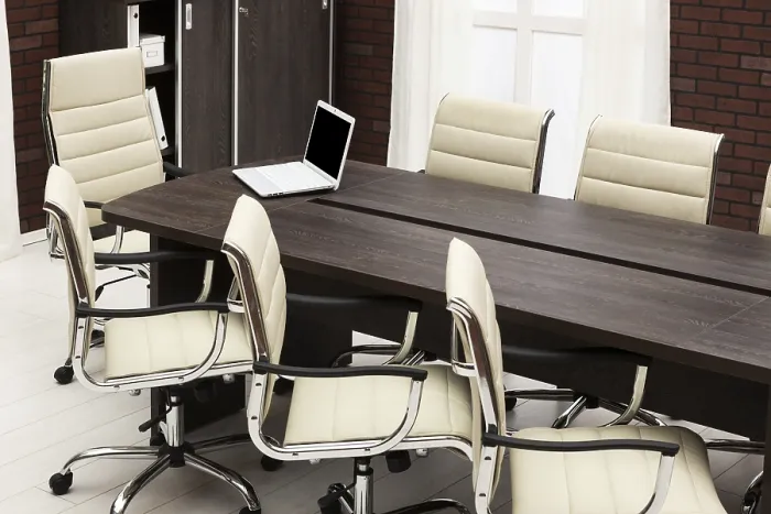 Framed Print : Modern Office Conference Table Print Framed Print : Modern Office Conference Table Print