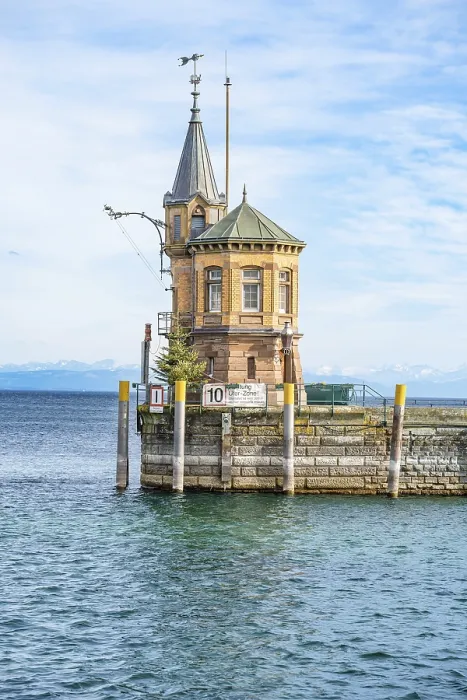 Framed Print : Constance Lighthouse Print, Lake Constance Harbour, Germany Framed Print : Constance Lighthouse Print, Lake Constance Harbour, Germany