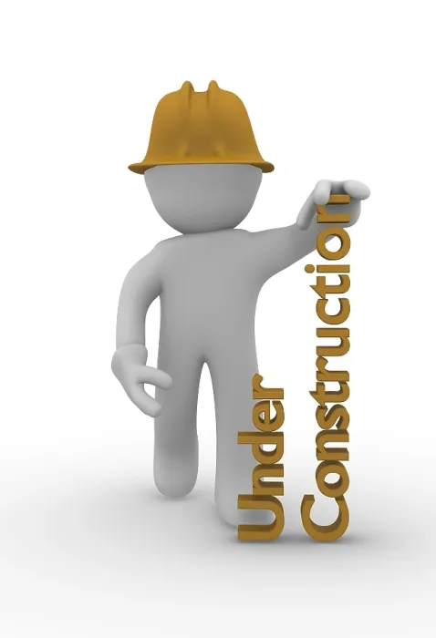Framed Print : Under Construction 3D Print Framed Print : Under Construction 3D Print