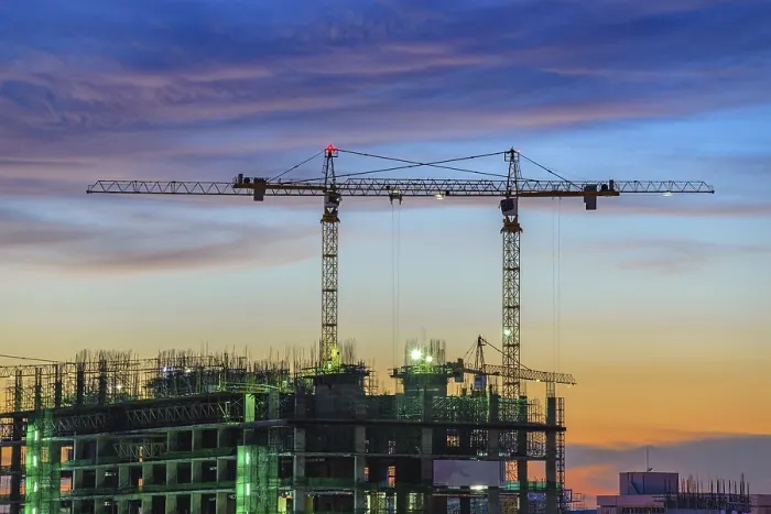 Framed Print : Construction Site Print Framed Print : Construction Site Print