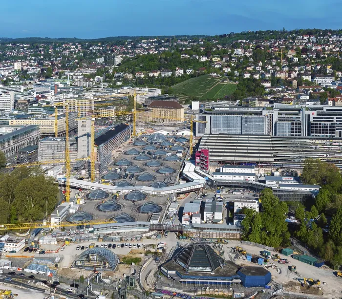 Framed Print : Construction Site at Stuttgart Central Station Print Framed Print : Construction Site at Stuttgart Central Station Print