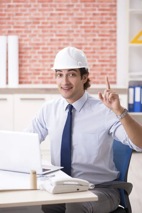 Framed Print : Construction Supervisor Working on Blueprints Print Framed Print : Construction Supervisor Working on Blueprints Print