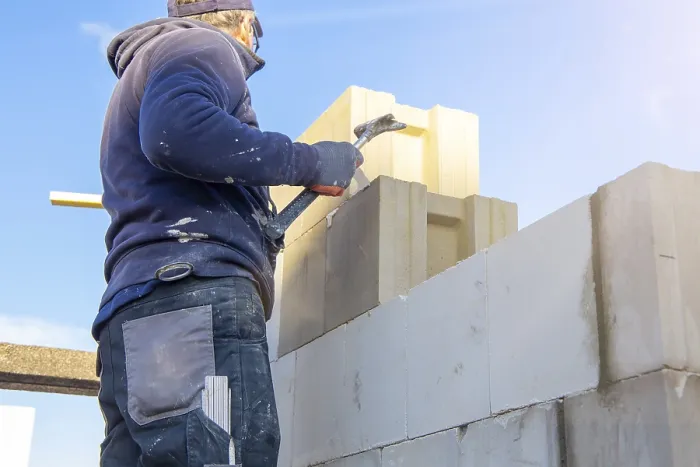 Framed Print : Construction Worker (Bricklayer) Print Framed Print : Construction Worker (Bricklayer) Print