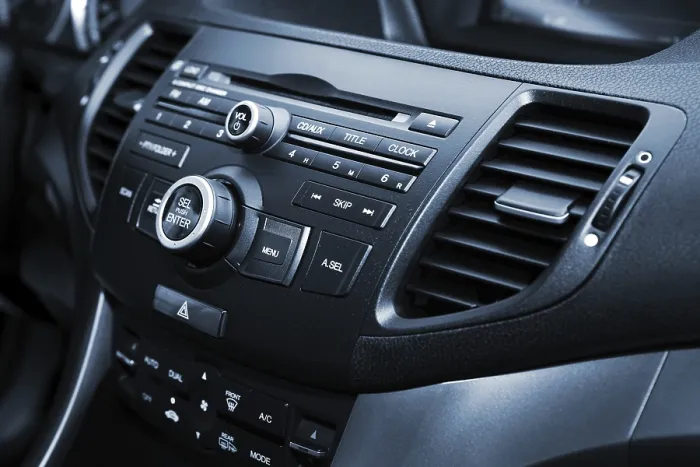 Framed Print : Modern Car Control Panel Print with CD Player Framed Print : Modern Car Control Panel Print with CD Player