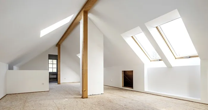 Framed Print : Conversion of an attic into a spacious living area Print, Germany Framed Print : Conversion of an attic into a spacious living area Print, Germany