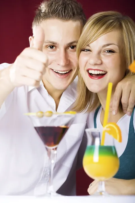 Framed Print : Couple with Drinks at Bar Print Framed Print : Couple with Drinks at Bar Print