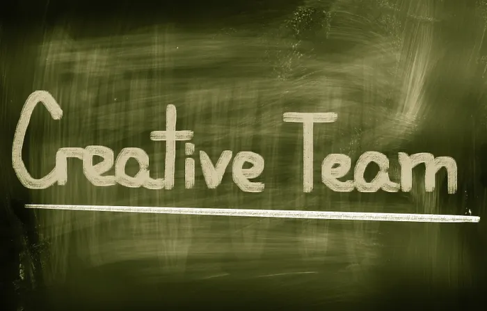 Framed Print : Creative Team Concept Print