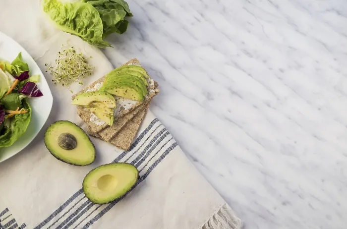 Framed Print : Crisp Bread with Avocado Print Framed Print : Crisp Bread with Avocado Print