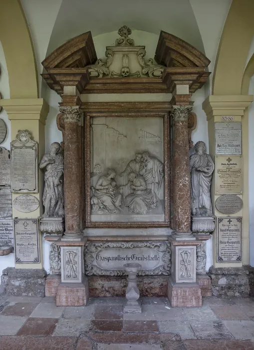 Framed Print : Crypt Arcades Print, St. Sebastian's Cemetery, Salzburg, Austria Framed Print : Crypt Arcades Print, St. Sebastian's Cemetery, Salzburg, Austria