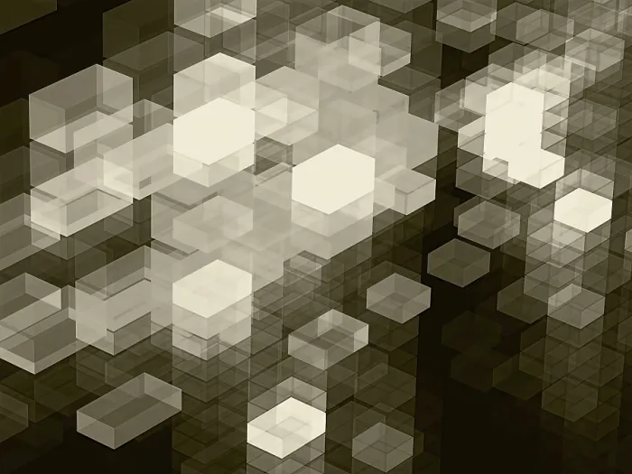 Framed Print : Abstract Cubes Print - Fractal Geometry Background Framed Print : Abstract Cubes Print - Fractal Geometry Background