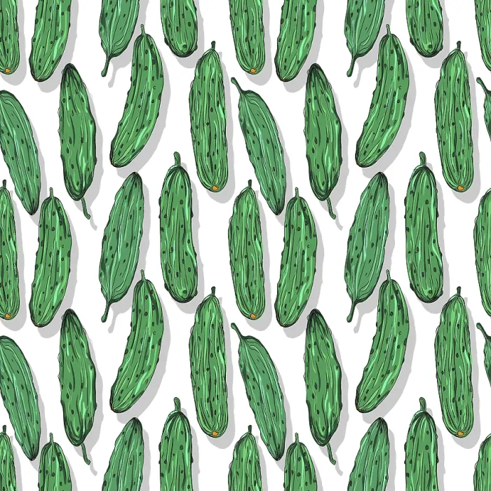 Framed Print : Cucumbers Repeating Pattern Print Framed Print : Cucumbers Repeating Pattern Print