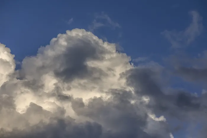 Framed Print : Cumulus Clouds Print: Twin Cumulus Formations Framed Print : Cumulus Clouds Print: Twin Cumulus Formations