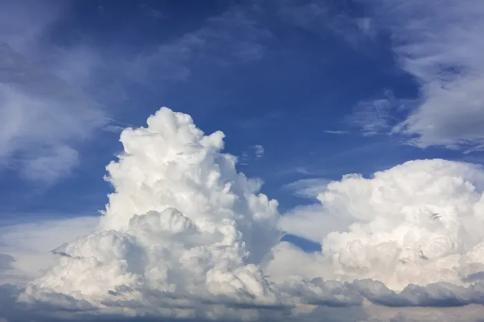 Framed Print : Cumulus Clouds Print - White Puffy Skies Framed Print : Cumulus Clouds Print - White Puffy Skies