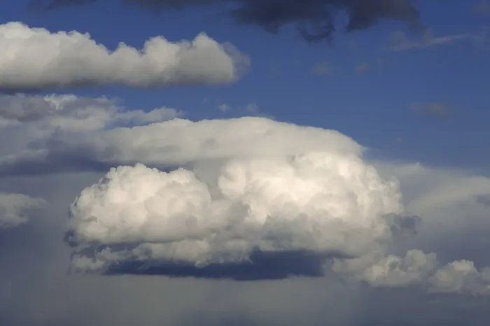 Framed Print : Cumulus Clouds Print: Altocumulus floccus Formation Framed Print : Cumulus Clouds Print: Altocumulus floccus Formation