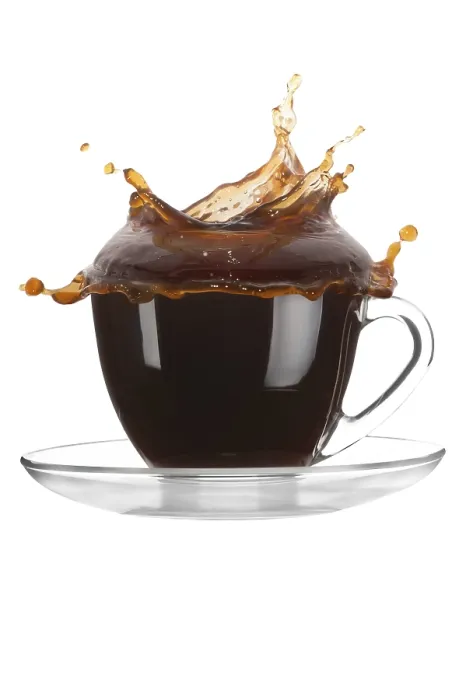 Framed Print : Cup of Coffee Print with Splash Framed Print : Cup of Coffee Print with Splash