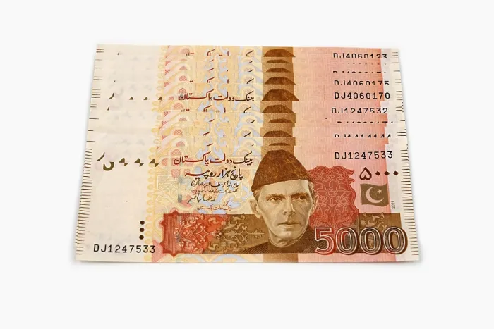 Framed Print : Pakistani Rupees Currency Notes Print